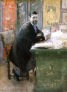 Carl Larsson Gustav Upmark oil painting reproduction